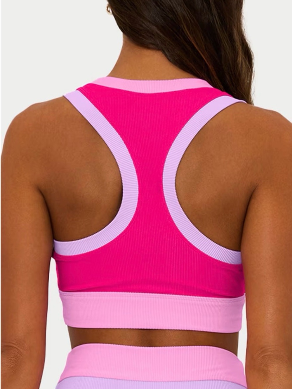 Beach Riot Gwen Top in Raspberry Size XL - Picture 2 of 6